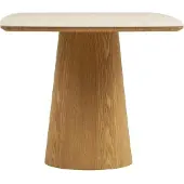 Ebuy24 Eettafel Noli Travertin/Essenfineer Naturel 200cm