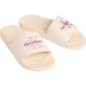 Calvin Klein Muiltjes 'Ess' sand / blauw / poederroze