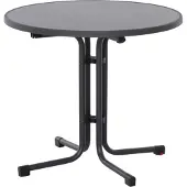 Garden N47121 Tuintafel Staal, Melamine Antraciet (mat), Lei, Antiek