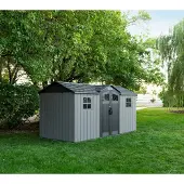Lifetime Kentucky kunststof tuinschuur met vloer 206x427 cm -