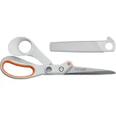 Fiskars Amplify Schaar - Stofschaar met Softgrip - Textielschaar Wit - Kleermakersschaar
