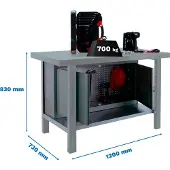 Simonwork (bancos De Trabajo) Bt6 Pro Werkbank 830x1200x730 Mm
