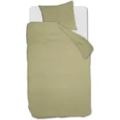 Beddinghouse Dekbedovertrek Mist Groen Katoen-140 x 200 / 220 cm | 1-Persoons