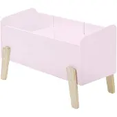 Vipack Boîte à jouets Kiddy Bois Rose ancien