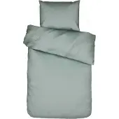 Essenza Dekbedovertrek Minte Dusty Green Satijn-140 x 200 / 220 cm | 1-Persoons