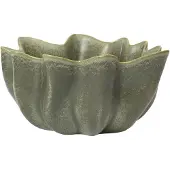 Ferm Living Nium Kom Ø36 Cm - Kommen & schalen Steengoed Dark sage - 1104269042