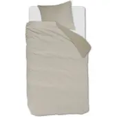 Beddinghouse Dekbedovertrek Warm Zand Beige Flanel-140 x 200 / 220 cm | 1-Persoons