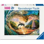 Ravensburger puzzel Zonsondergang splash 1000 stukjes |