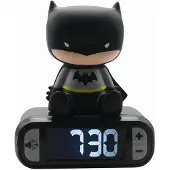 Lexibook Digitale wekker met Batman 3D nachtlampje en geluidseffecten