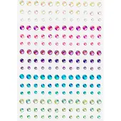 Panduro Face Jewels - crystal dots pastel