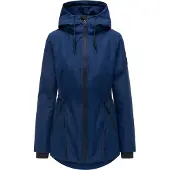 NAVAHOO Tussenparka 'Blumentanz 14' donkerblauw / zwart