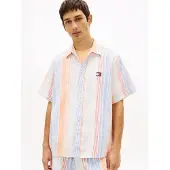Tommy Hilfiger Overhemd hemelsblauw / zalm roze / oranjerood / wit