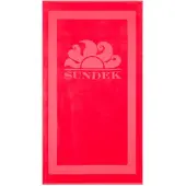 Sundek Jacquard Terry Logo And Frame Handdoek