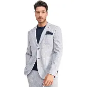 Blue industry Het gemêleerde jersey colbert |