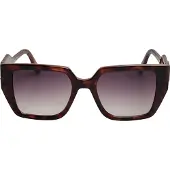 Karl Lagerfeld Dames Rechthoekige Zonnebril Gemaakt van Gerecycled Plastic KL6098S N