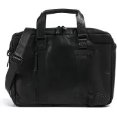 Spikes & Sparrow Leren Laptoptas - 15.6 inch - Dexter - Zwart
