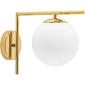 Toolight Gouden wandlamp - minimalistisch design - Ø12 cm - E27 fitting