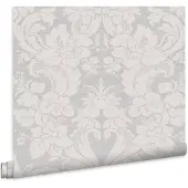 Laura Ashley Martigues Behang - Bloemen - 10mx52cm - Grijs
