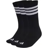 Adidas Sokken '3-Stripes Cushioned Crew 3 Pair Pack' zwart / offwhite