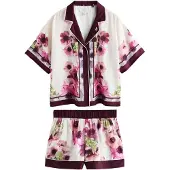 Ted Baker Pyjama ecru / pastelgroen / cyclaam / pink