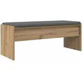 vidaXL Hallenbank Artisan Eiken 103 x 38 x 40 cm