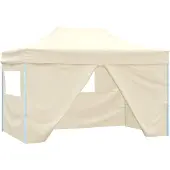 vidaXL Partytent Crème 291 x 431 x 315 cm Oxford Stof