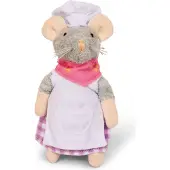 Invento knuffelmuisje bakker - pop van biologisch katoen.