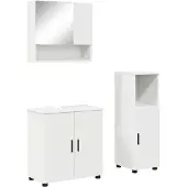 vidaXL Badkamermeubel Set 3 st Wit 61 x 35 x 64 cm