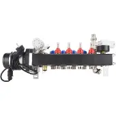 U-Tube Systems Professional Kunststof Stadswarmte-Verdeler 9 Groeps