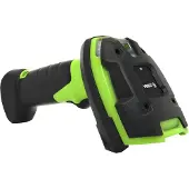 Zebra LI3608-ER (1D streepjescodes), Barcode scanner, Zwart, Groen
