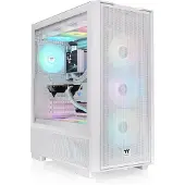 Thermaltake S380 TG ARGB Snow White Midi-tower PC-behuizing Sneeuwwit 2 voorgeïnstalleerde ventilators