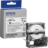 Epson LK-6WBA14 krimpkous zwart op wit 14 mm (origineel)