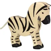 Holztiger Figurine - - 80151 - Zebra - Handgeschilderd hout - Europese productie - 13x2,3x8 cm