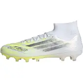 Adidas Voetbalschoen 'F50 Sparkfusion Pro' geel / zilvergrijs / zwart / wit