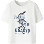 Name it Shirt 'NMMFABIAK' navy / duifblauw / zwart / wit