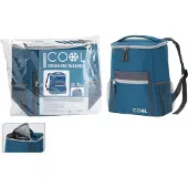 Merkloos Koeltas rugzak 12 liter blauw