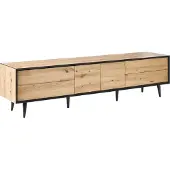 Beliani SILVERTON - TV-meubel - Lichtbruin - MDF