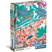 Clementoni - Puzzel - 1000 Stukjes - Zondag Op Het Strand - Puzzel Voor Volwassenen - High Quality Collection