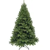 Triumph tree Forrester - Kerstboom met Zachte PVC-Naalden - Kerstversiering met Kleurgecodeerde Takken - Kunstboom met Natuurlijke Gelaagdheid - H155 x Ø102 cm - Groen