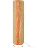 J-Line lampadaire staanlamp met touw cilindervormig oranje/natuurlijk - 34 cm - 138 cm