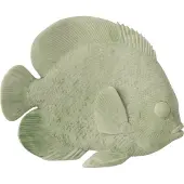 J-Line decoratie Vis - polyresin - muntgroen - large