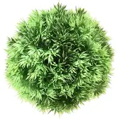 Viana Grasbal sierbal kunstplanten groen Ø15cm 1 st