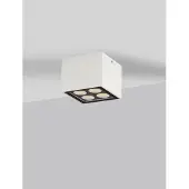 Lyora Plafondlamp Jax vierkant 8cm wit