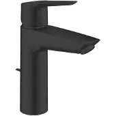 GROHE Start Wastafelmengkraan - opbouw - 12.1cm uitloop - M-size - trek waste - mat zwart