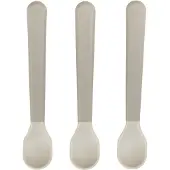 Done by Deer Easy-grip foodie lepel 3-pack Sand