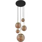 Steinhauer Plafondlamp Bollique 2730ME Messing 5 lichts