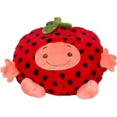 Rappa Aardbei - Handwarmer - Knuffelkussen - Rood