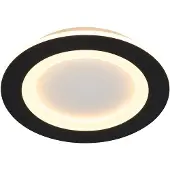 Searchlight Plafonniere Ringo Ø 39cm Zwart