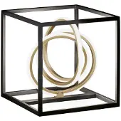 FISCHER&HONSEL GMBH LED-tafellamp Gisi, dimbaar, zwart, Woon-/ Eetkamer, metaal, Modern, LED tafellamp