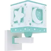 DALBER Groene wandlamp Moonlight voor kinderkamer
